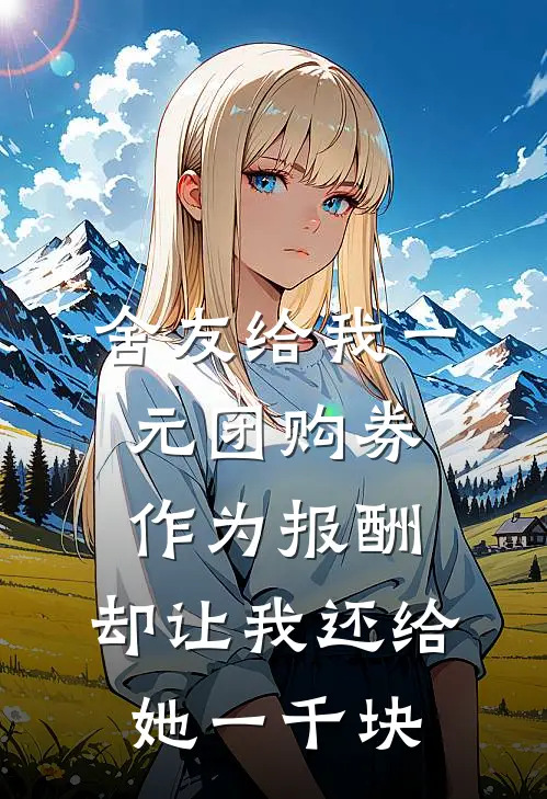 舍友给我一元团购券作为报酬，却让我还给她一千块